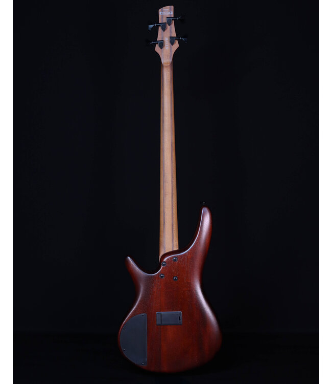 Ibanez SR500AMHL 4-String Bass, Mahogany Brown Burst Low Gloss