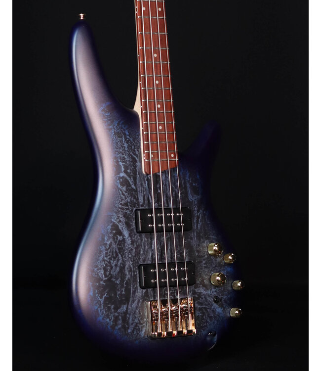 Ibanez SR300EDX 4-String Bass, Cosmic Blue Frozen Matte