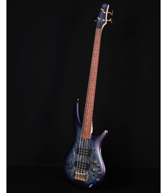 Ibanez SR300EDX 4-String Bass, Cosmic Blue Frozen Matte