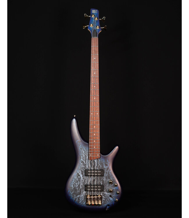 Ibanez SR300EDX 4-String Bass, Cosmic Blue Frozen Matte