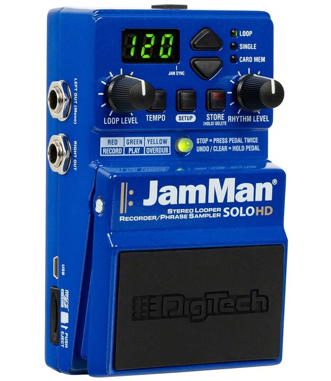 DigiTech JamMan Solo HD High Def Stereo Looper Pedal