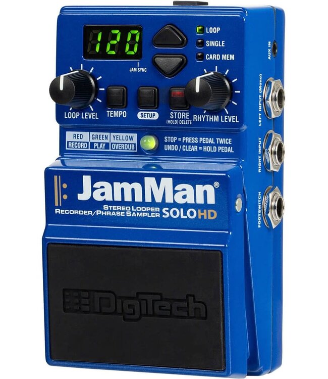 DigiTech JamMan Solo HD High Def Stereo Looper Pedal