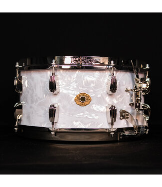 Slingerland Slingerland 14" x 7" Radio King Solid Maple Snare Drum, White Marine Pearl FP