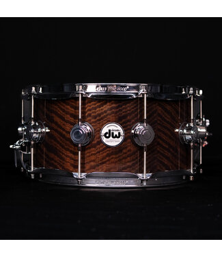 Drum Workshop DW 14" x 6.5" SSC Maple Snare, Exotic Smoked Figured Eucalyptus