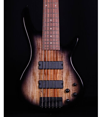 Ibanez Ibanez GSR206SM 6-String Bass, Spalted Natural Grey Burst