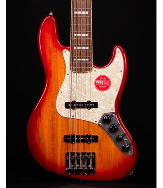 Squier Squier Classic Vibe Active 70s Jazz Bass V, Laurel FB, Sienna Sunburst