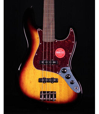 Squier Squier Classic Vibe '60s Jazz Bass Fretless, Laurel FB, 3-Color Sunburst
