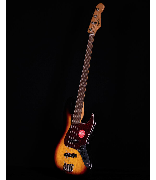 Squier Classic Vibe '60s Jazz Bass Fretless, Laurel FB, 3-Color Sunburst