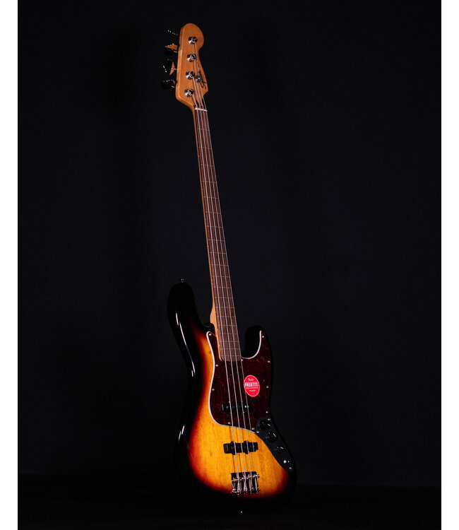 Squier Classic Vibe '60s Jazz Bass Fretless, Laurel FB, 3-Color Sunburst