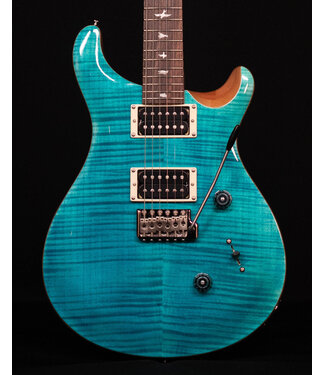 PRS PRS SE Custom 24, Blue Matteo / Natural Back