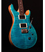 PRS SE Custom 24, Blue Matteo / Natural Back