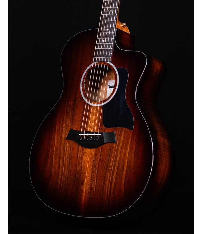 Taylor 224ce Deluxe, Shaded Edgeburst with Koa Back and Sides