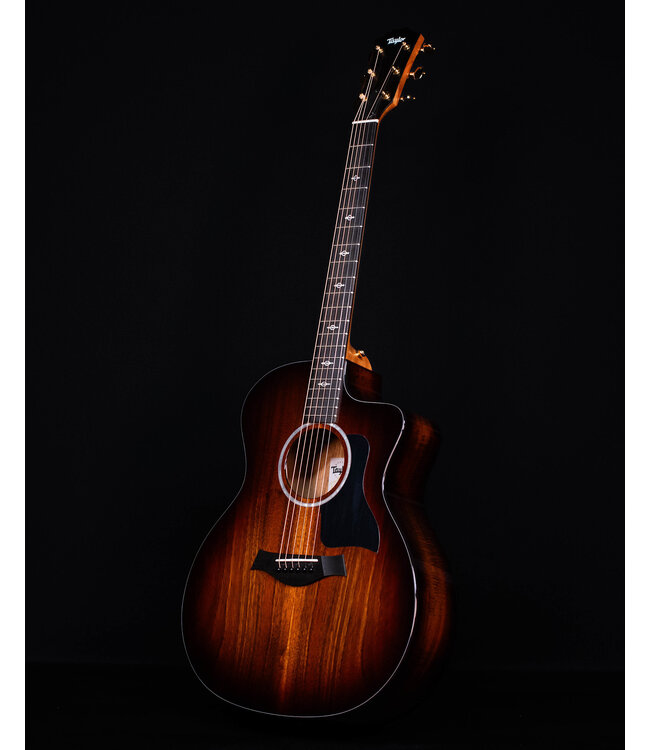 Taylor 224ce Deluxe, Shaded Edgeburst with Koa Back and Sides
