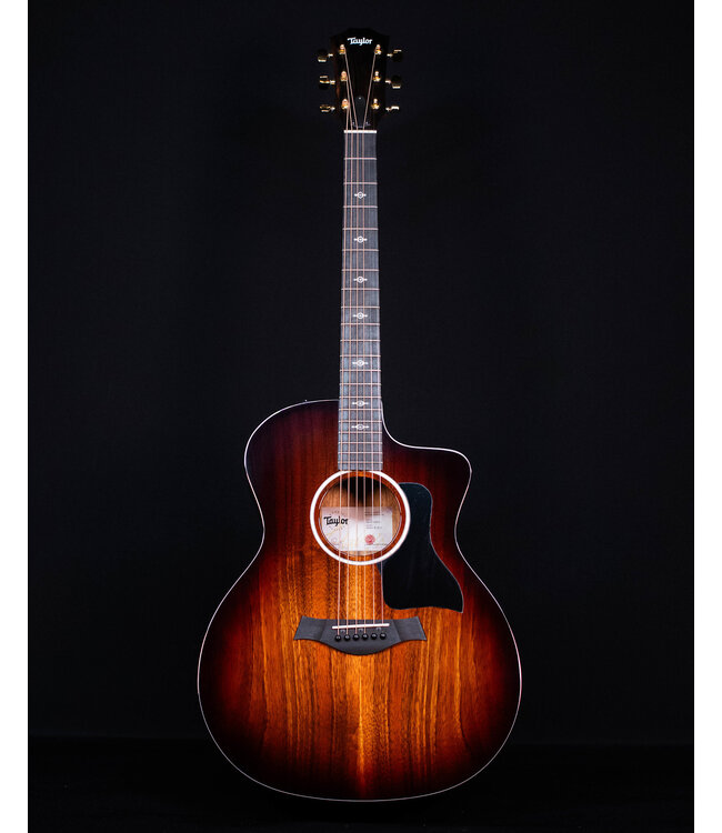Taylor 224ce Deluxe, Shaded Edgeburst with Koa Back and Sides