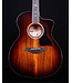 Taylor 224ce Deluxe, Shaded Edgeburst with Koa Back and Sides