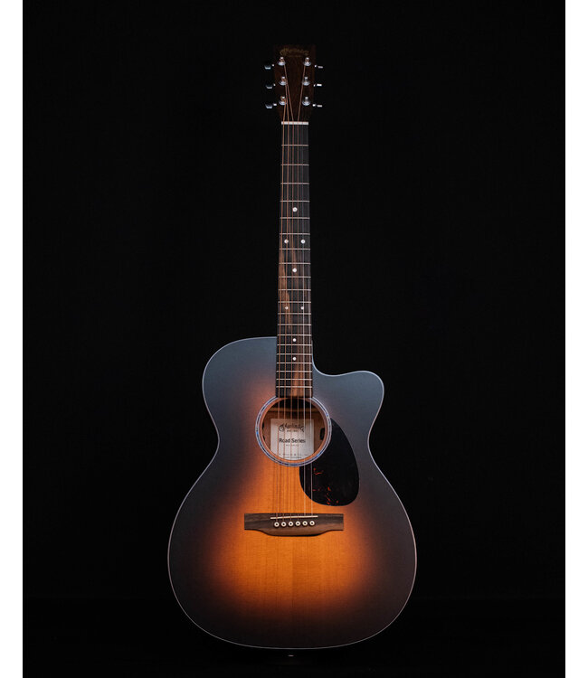Martin OMC-10E Modern Burst 000-14 Fret Cutaway, Spruce Top with X Bracing, E1 Pickup, Bag Included