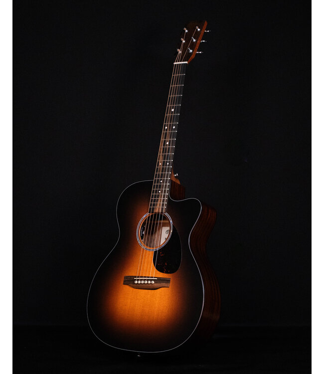 Martin OMC-10E Modern Burst 000-14 Fret Cutaway, Spruce Top with X Bracing, E1 Pickup, Bag Included