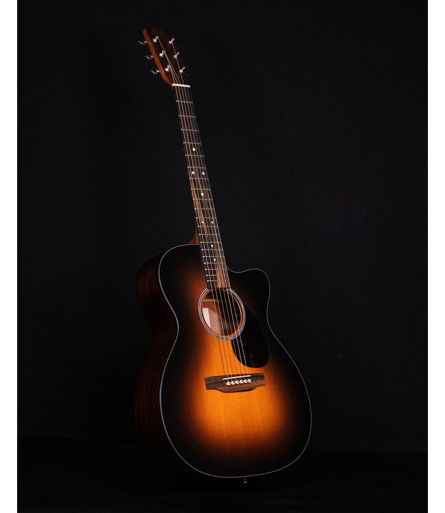 Martin OMC-10E Modern Burst 000-14 Fret Cutaway, Spruce Top with X Bracing, E1 Pickup, Bag Included