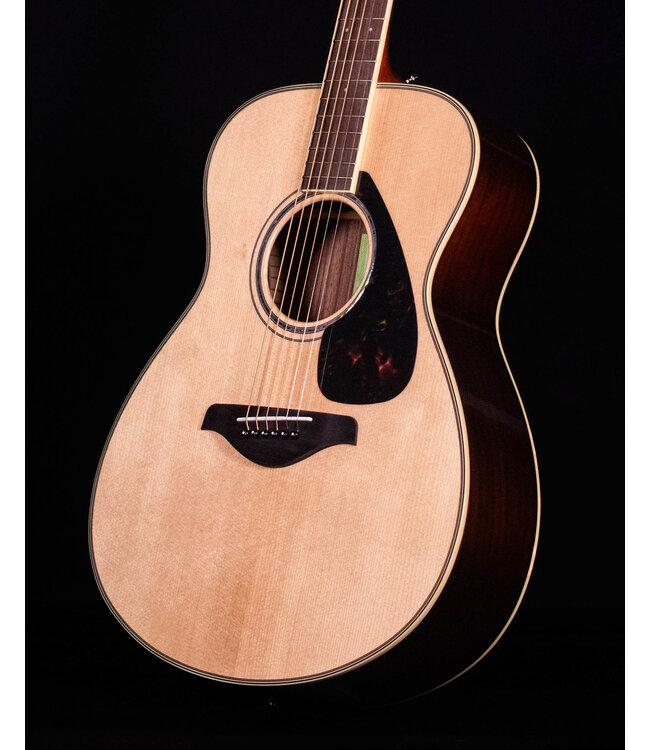 Yamaha FS830 Small Body Acoustic, Solid Top, Mahogany FB, Natural