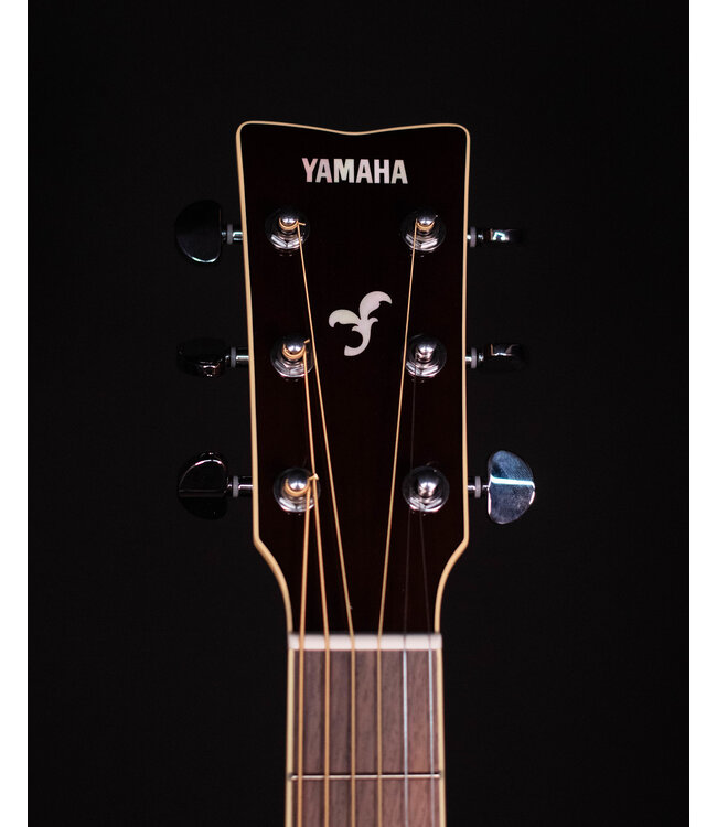Yamaha FS830 Small Body Acoustic, Solid Top, Mahogany FB, Natural