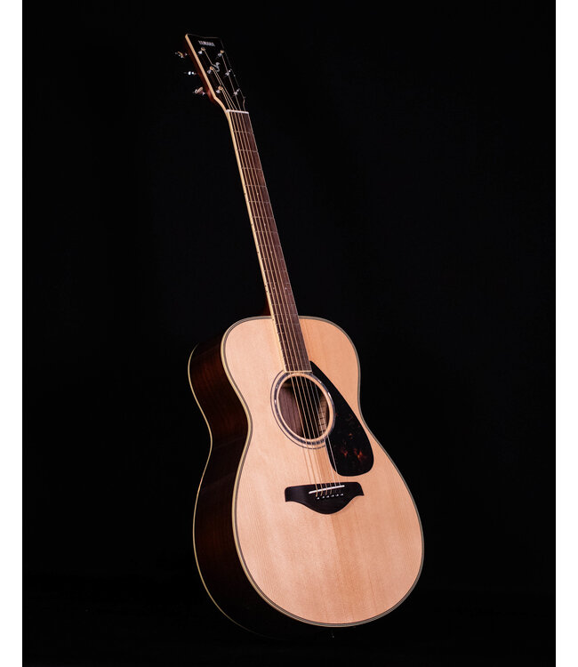 Yamaha FS830 Small Body Acoustic, Solid Top, Mahogany FB, Natural