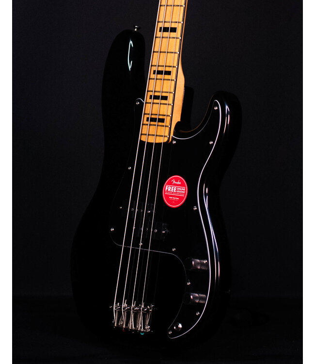 Squier Classic Vibe '70s Precision Bass, Maple FB, Black