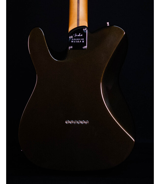 Fender  American Ultra II Telecaster, Ebony FB, Texas Tea