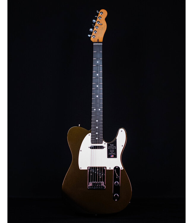 Fender  American Ultra II Telecaster, Ebony FB, Texas Tea