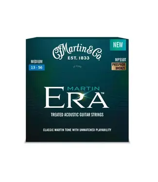 Martin Martin Era™ Phosphor Bronze Treated Acoustic Guitar Strings, 13-56 Medium