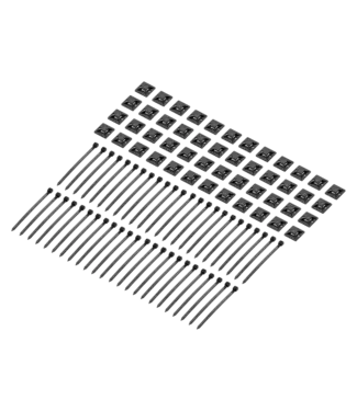 Gator Cases Gator Vertex GV-RDCTP-48 Rig Doctor Cable Tie and Cable Tie Holder 48-Pack