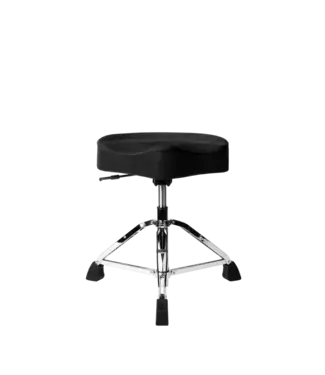 Gator Cases Gator Air Glide Drum Throne with Saddle Seat, Black