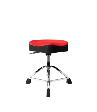 Gator Cases Gator Air Glide Drum Throne with Saddle Seat, Red