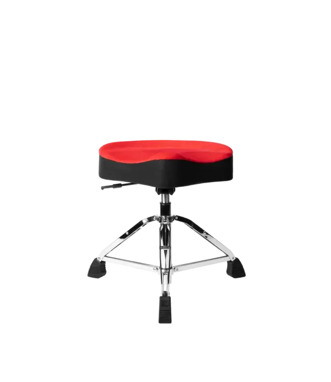 Gator Air Glide Drum Throne with Saddle Seat, Red