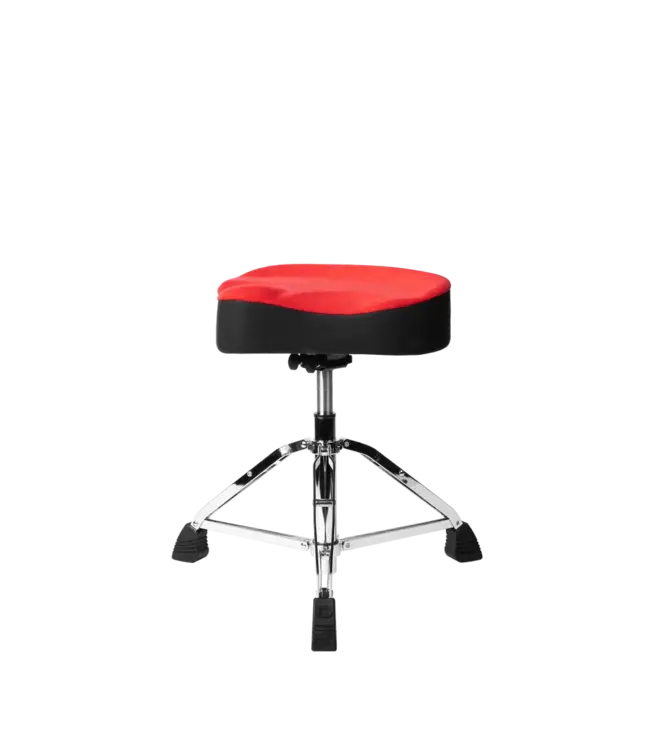 Gator Air Glide Drum Throne with Saddle Seat, Red