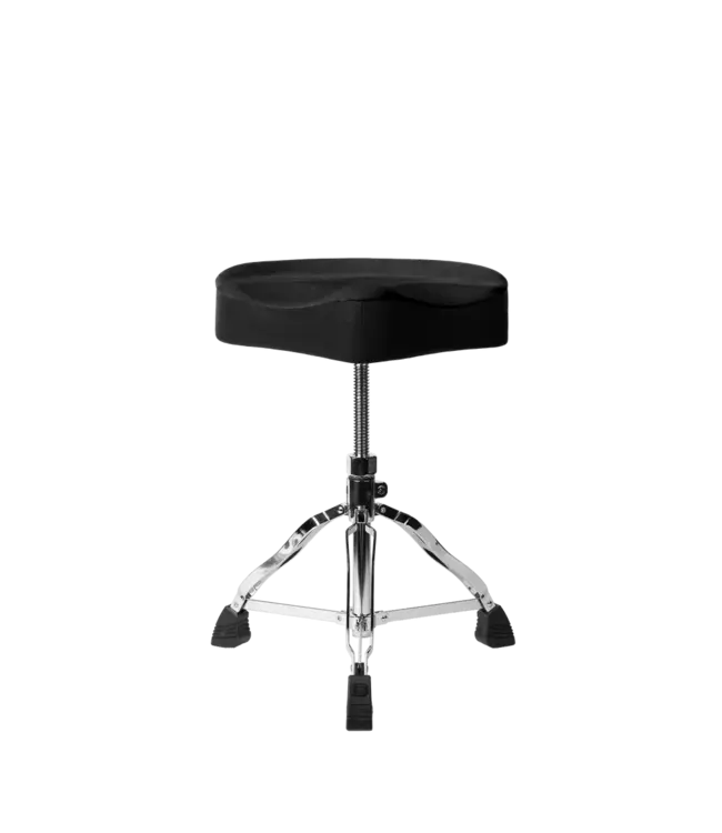 Gator Spindle Drum Throne with Saddle Seat,  Black