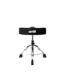 Gator Spindle Drum Throne with Saddle Seat,  Black