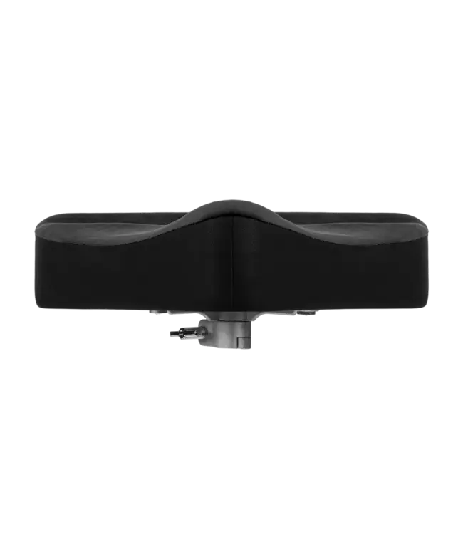 Gator Spindle Drum Throne with Saddle Seat,  Black