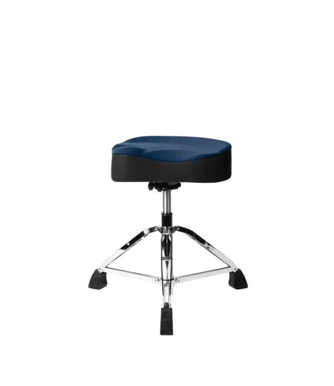 Gator Air Glide Drum Throne with Saddle Seat, Blue