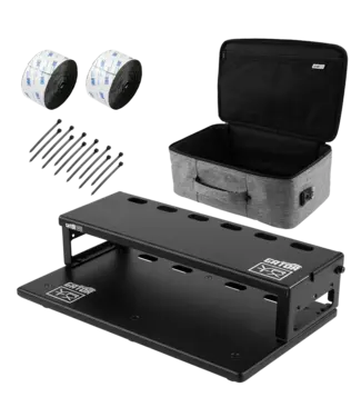 Vertex by Gator Gator Vertex Travel Lite 17″ x 10″ Pedalboard and Riser with Padded Gig Bag