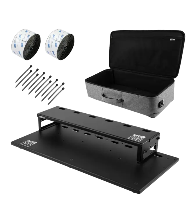 Gator Vertex Tour Compact 27″ x 13″ Pedalboard & Riser with Padded Gig Bag