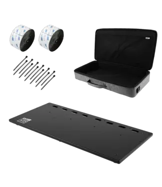 Gator Frameworks Gator Vertex Tour Compact 27″ x 13″ Pedalboard with Padded Gig Bag