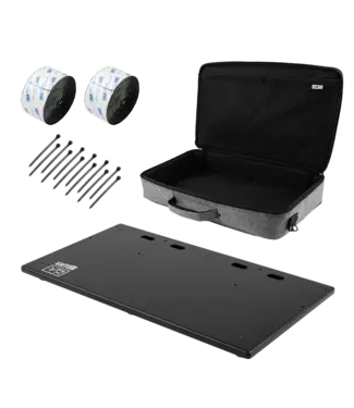 Vertex by Gator Gator Vertex Tour Compact 23″ x 13″ Pedalboard with Padded Gig Bag