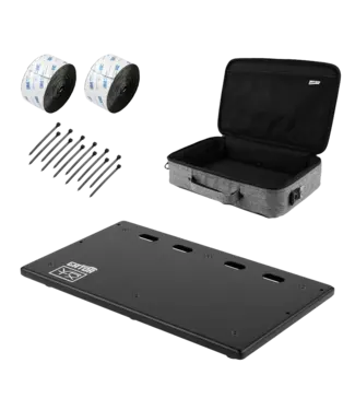 Gator Frameworks Gator Vertex Travel Lite 17″ x 10″ Pedalboard with Padded Gig Bag
