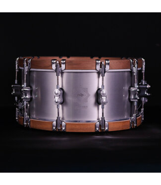 PDP PDP 14" x 6.5" Concept Select 3mm Aluminum/Walnut Wood Hoops Snare Drum