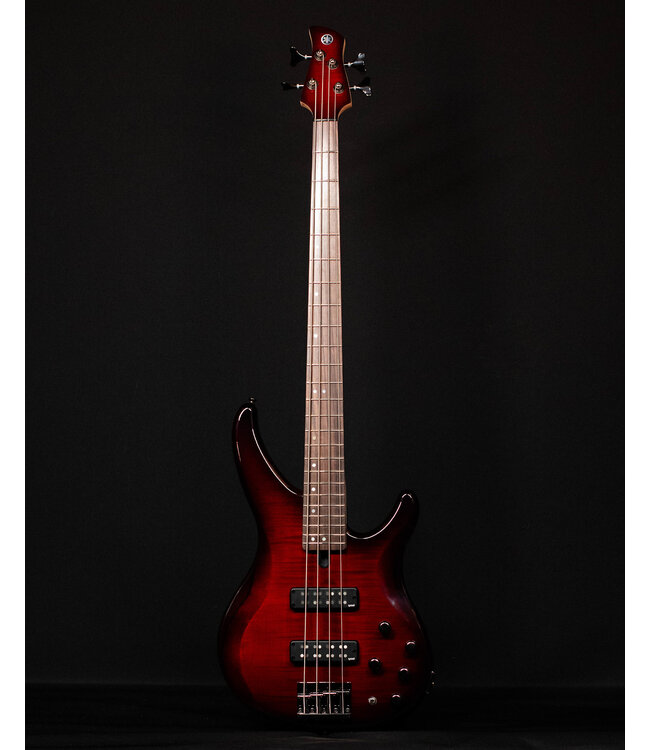 YamahaTRBX604FM 4-String Bass, Dark Red Burst