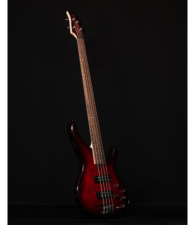 YamahaTRBX604FM 4-String Bass, Dark Red Burst