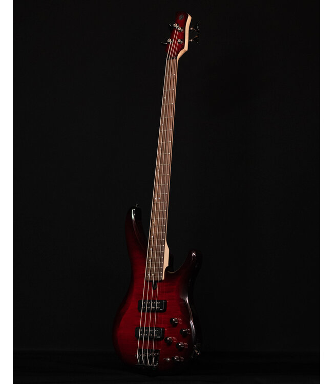 YamahaTRBX604FM 4-String Bass, Dark Red Burst
