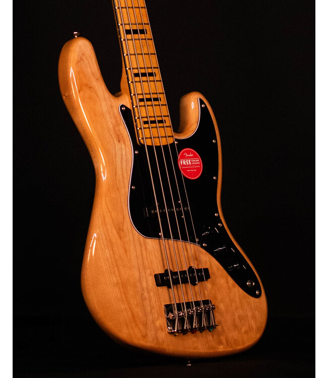 Squier Classic Vibe '70s Jazz Bass V, Maple FB, Natural