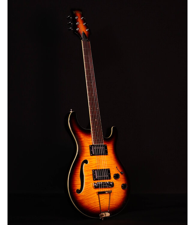 Haywire Custom Semi Hollow Body Guitar, Sunburst - USED