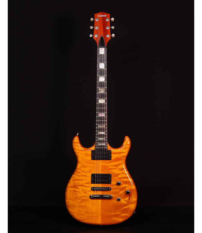 Carvin DC-150 Custom, Gloss Maple, w/ Hard Shell Case, 1994 - USED